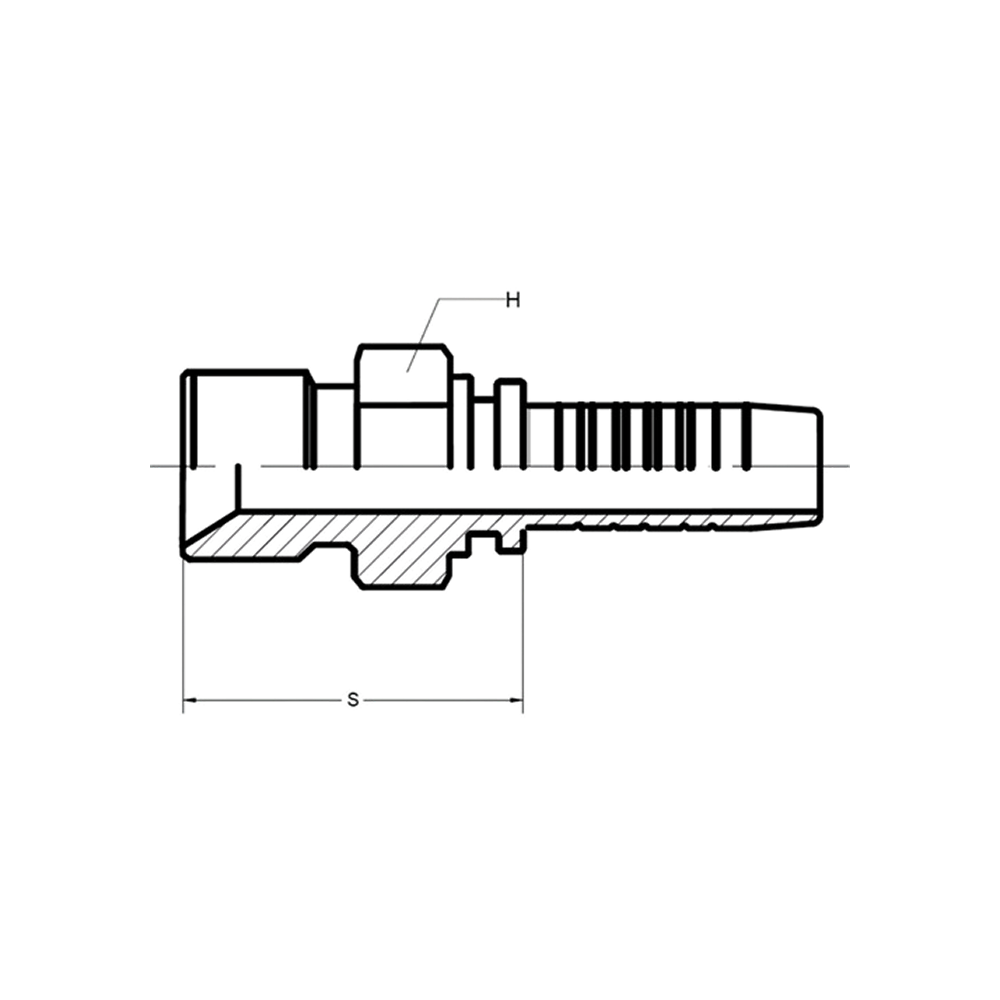 DIN (S) – MALE DIN 24° CONE – HEAVY DUTY