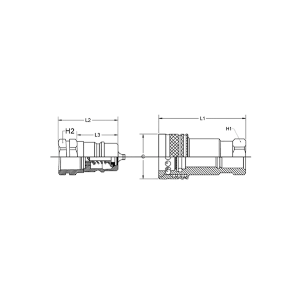 NG QUICK DISCONNECT COUPLING (ISO7241 SERIES B)