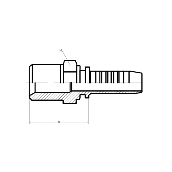 NPT – MALE PIPE NPTF 30° INVERTED CONE SEAT