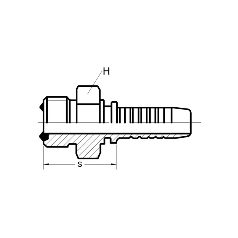 ORF – MALE O-RING FLAT FACE ORF – MALE O-RING FLAT FACE